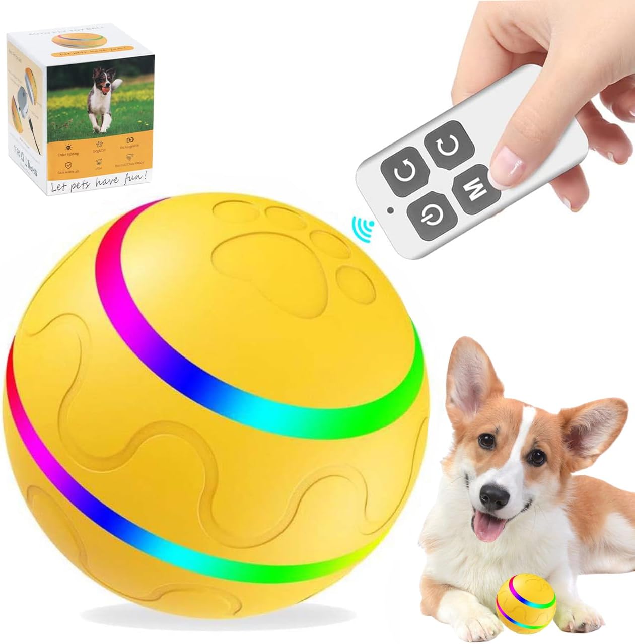 Interactive Dog Ball – Bark Buster™